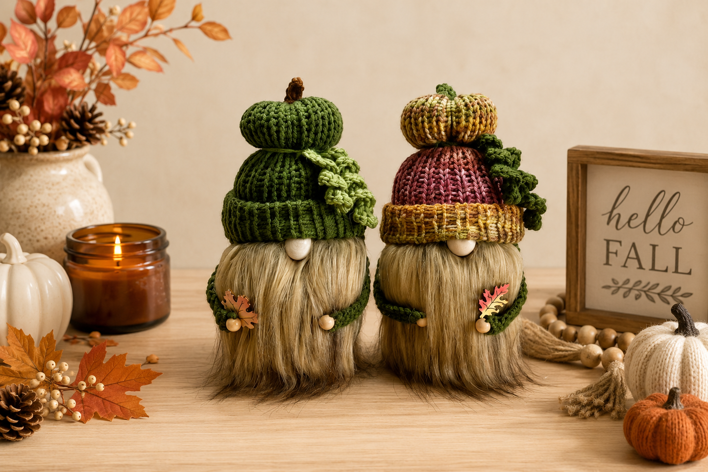 Fall Pumpkins Gnome