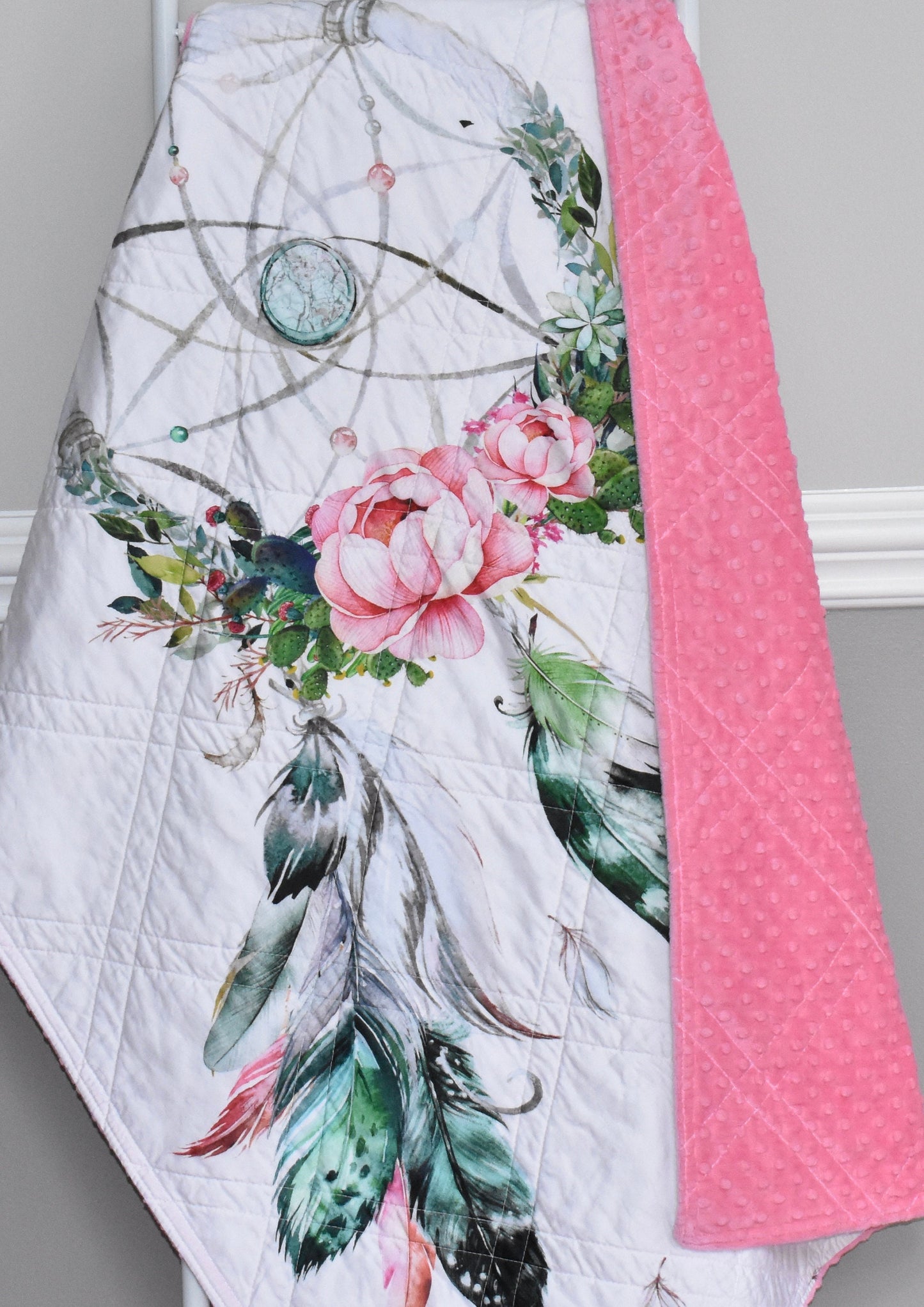 baby girl quilt, handmade baby blanket, baby shower gift, nursery decor, crib bedding, handmade quilt