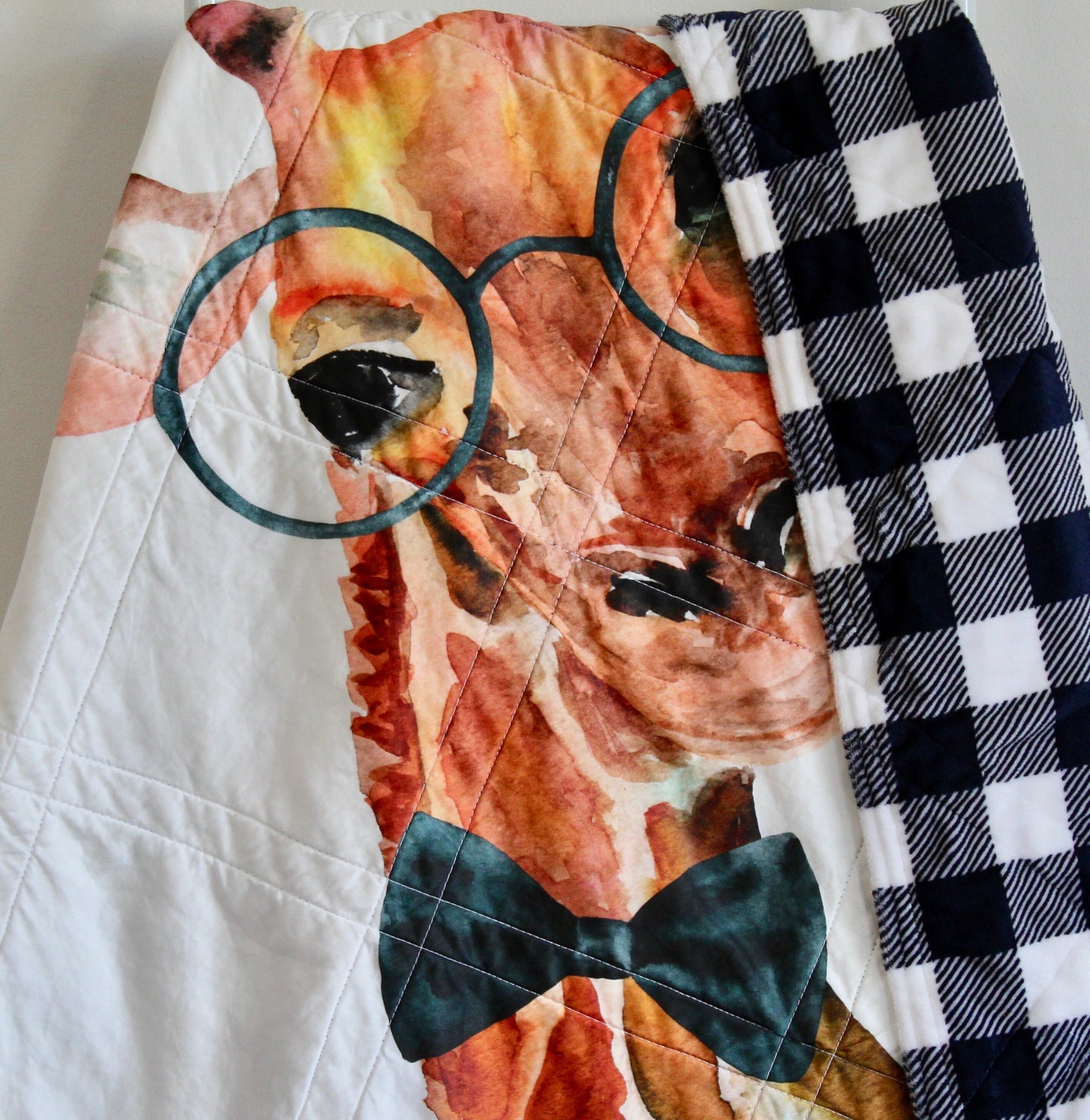 giraffe quilt, minky quilt, handmade quilt,handmade baby blanket, baby shower gift, nursery decor, crib bedding, handmade quilt