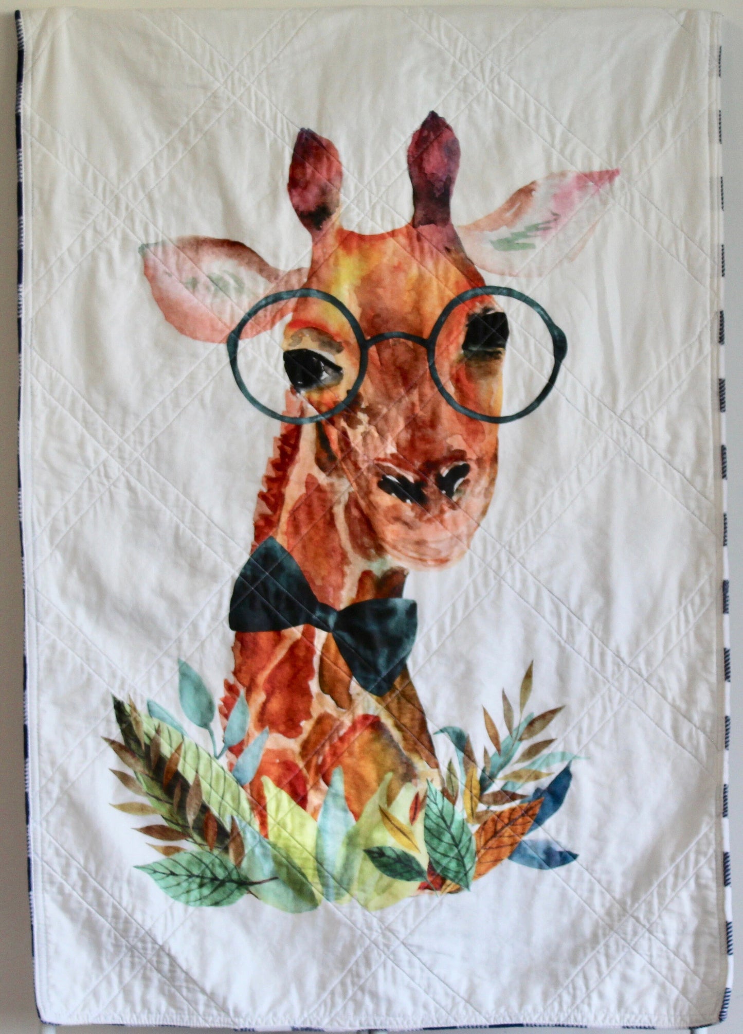 giraffe quilt, minky quilt, handmade quilt,handmade baby blanket, baby shower gift, nursery decor, crib bedding, handmade quilt