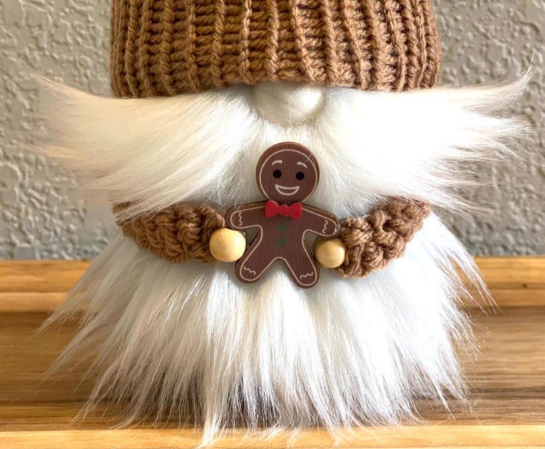 Knit Christmas Gnomes, Holiday Tiered Tray Decor
