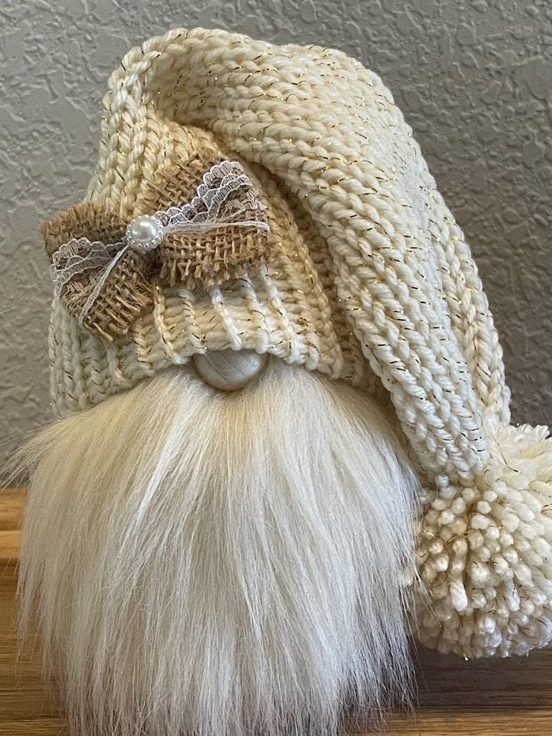 Handmade Farmhouse Gnome, Tiered Tray Decor