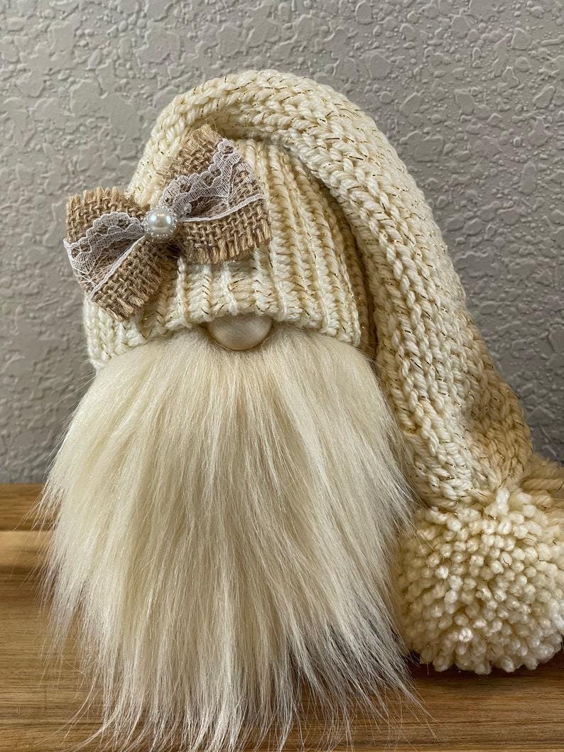 Handmade Farmhouse Gnome, Tiered Tray Decor