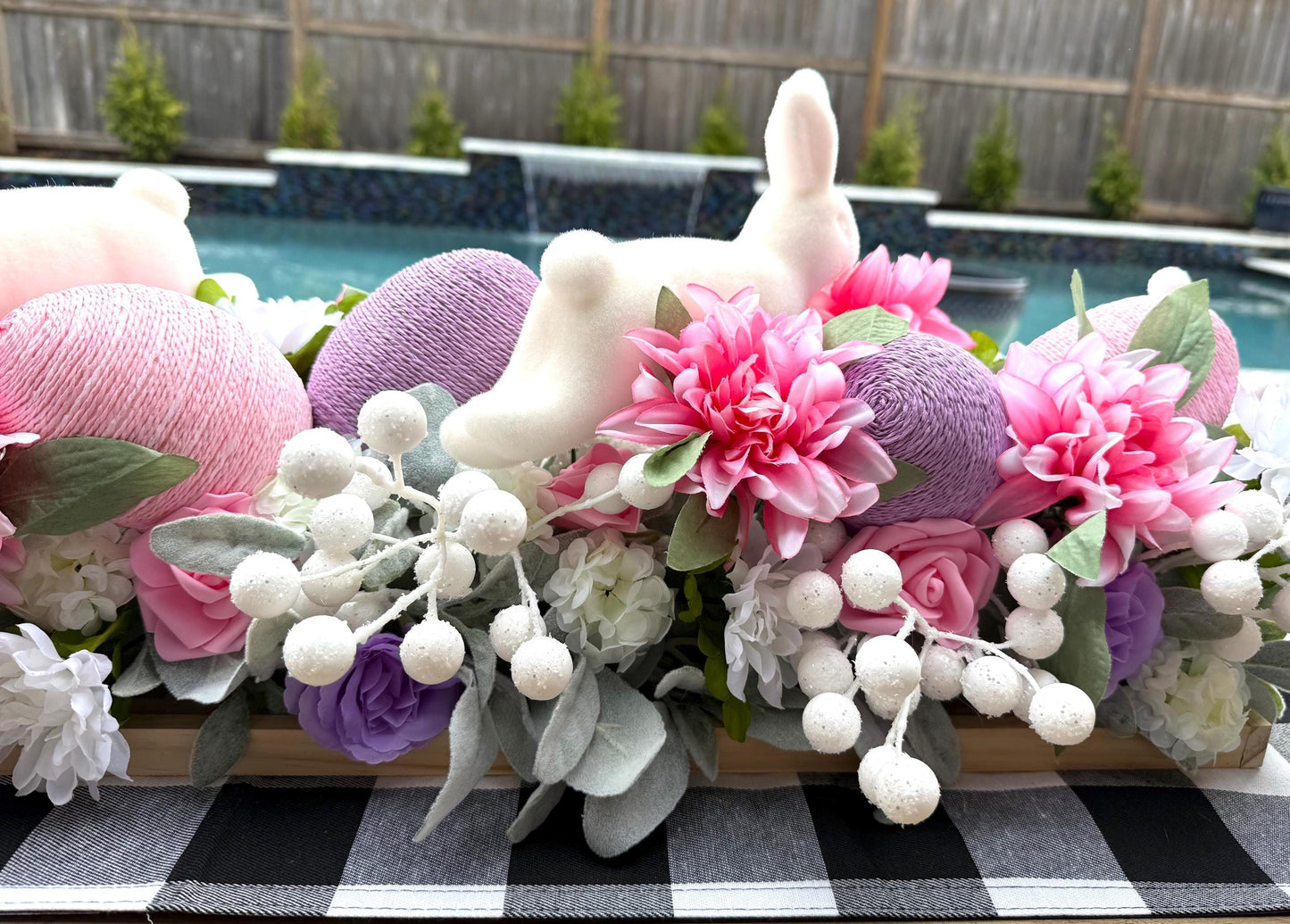 X-Large Easter Centerpiece, Farmhouse Floral Arrangement