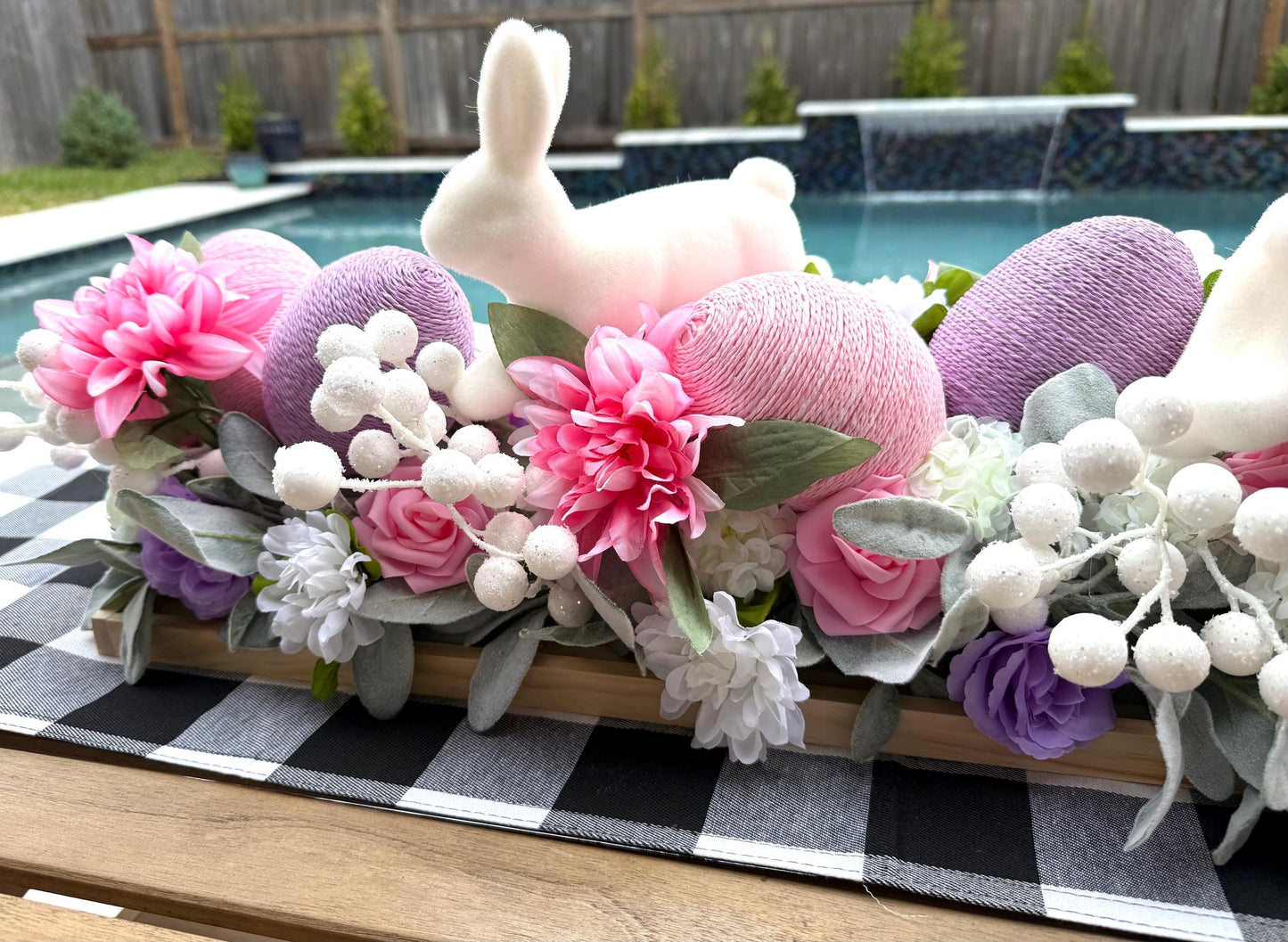 X-Large Easter Centerpiece, Farmhouse Floral Arrangement