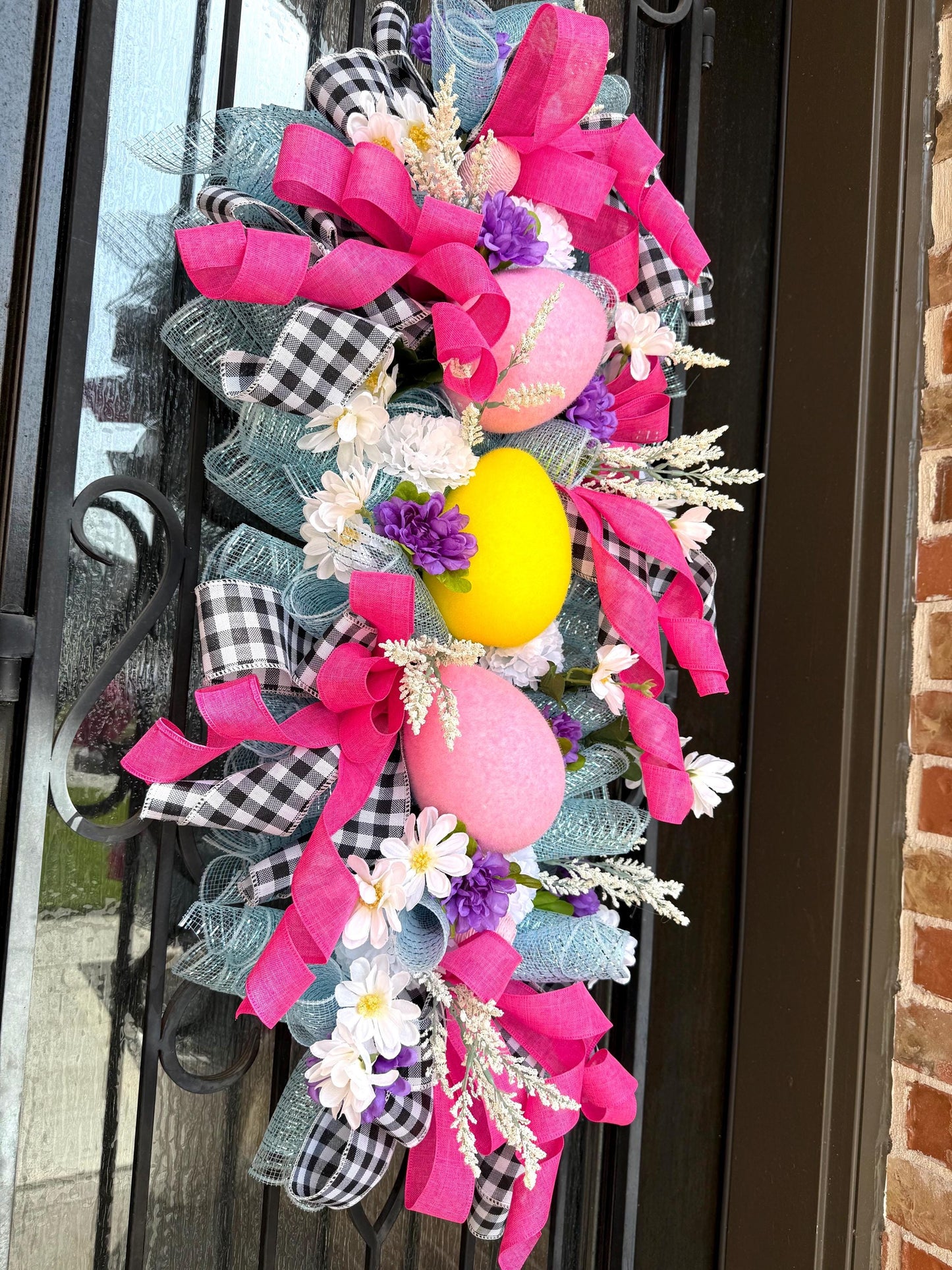 Easter Egg Door Swag, Spring Holiday Decor