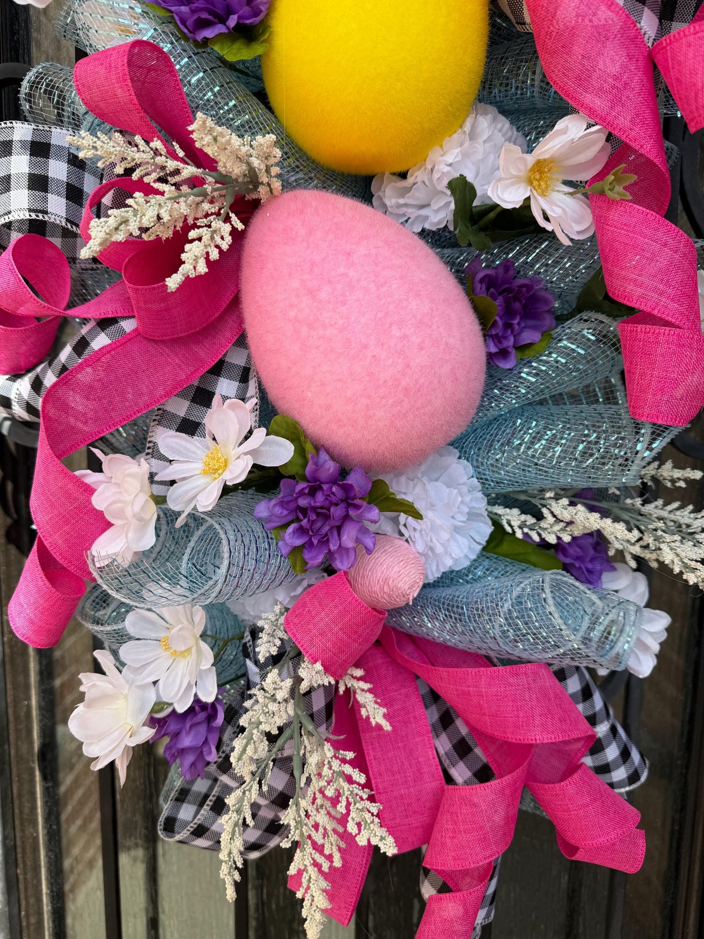 Easter Egg Door Swag, Spring Holiday Decor