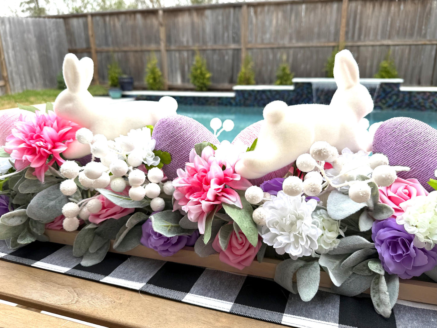 X-Large Easter Centerpiece, Farmhouse Floral Arrangement
