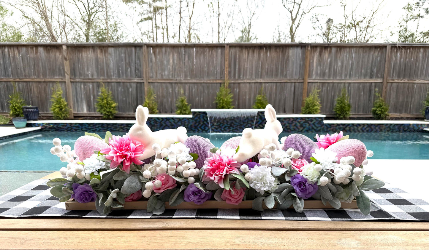 X-Large Easter Centerpiece, Farmhouse Floral Arrangement