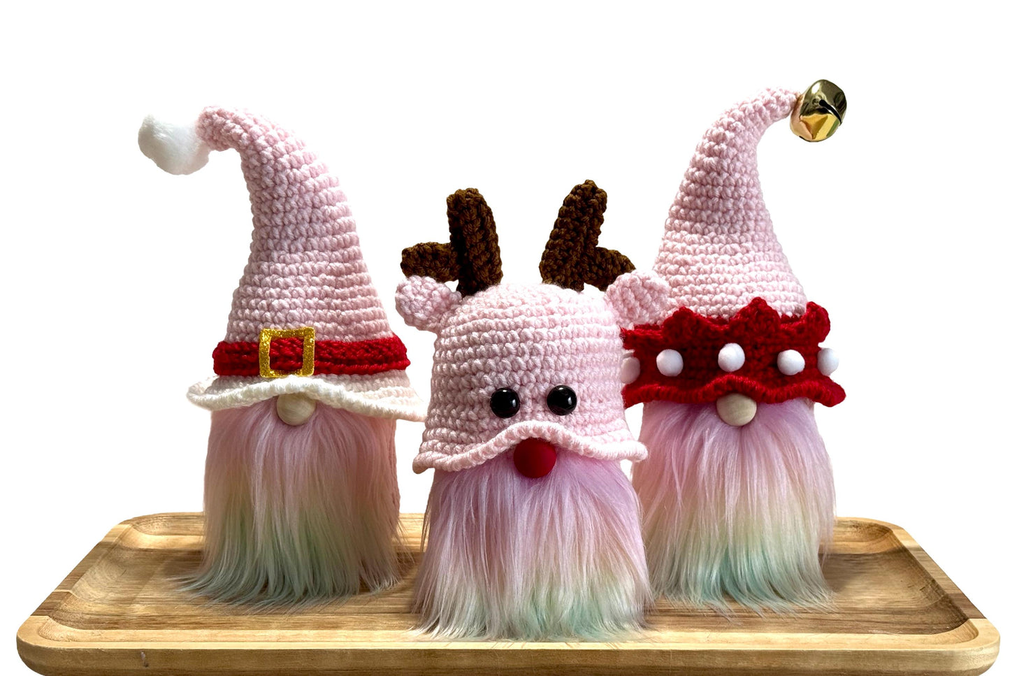 Christmas Knit Gnome, Winter Holidays Home Decor, Tiered Tray Decorations