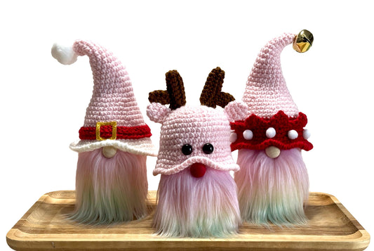 Christmas Knit Gnome, Winter Holidays Home Decor, Tiered Tray Decorations