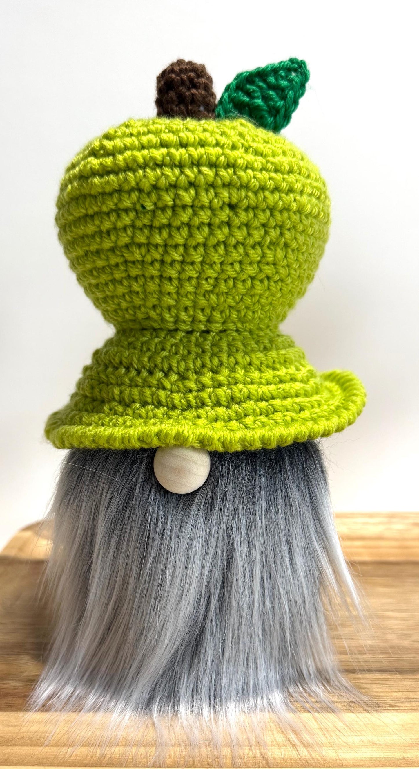 Handmade Apple Gnome, Farmhouse Tiered Tray Decor