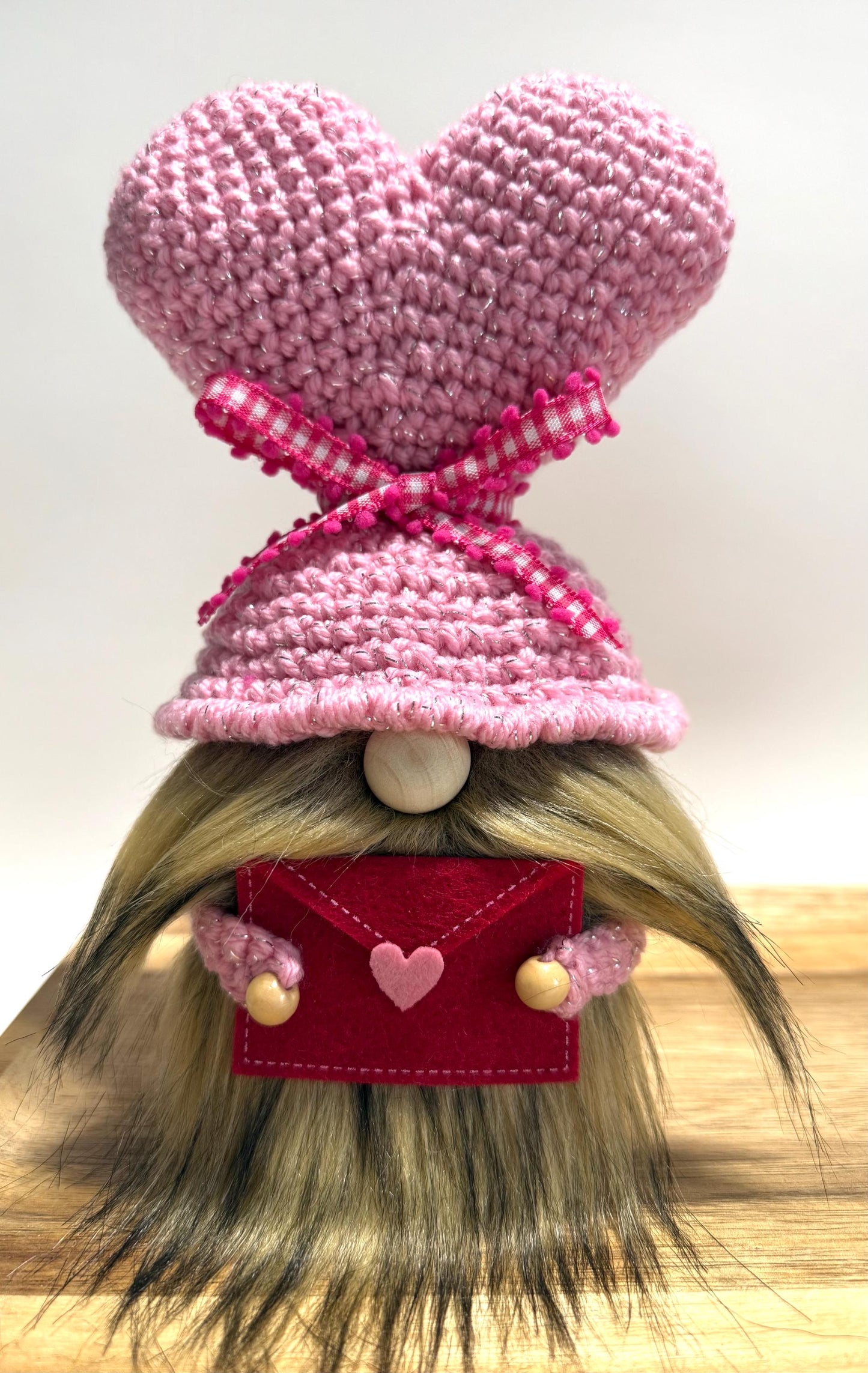 Valentine's Day Gnome, Spring Holiday Decor, Tiered Tray Decorations