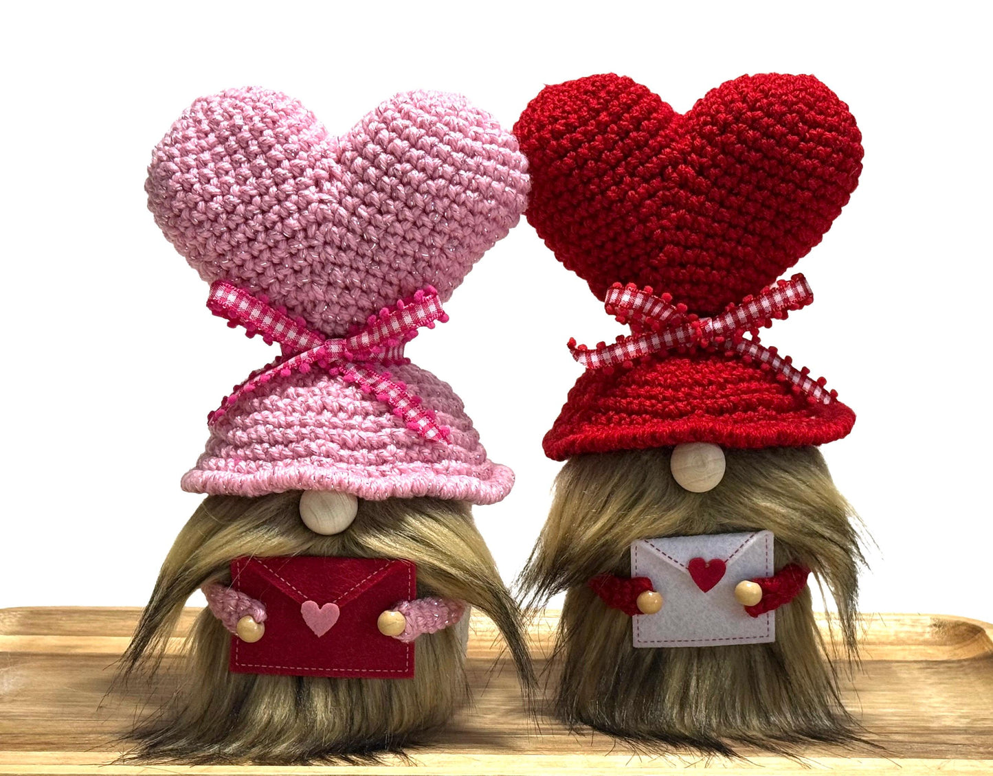 Valentine's Day Gnome, Spring Holiday Decor, Tiered Tray Decorations