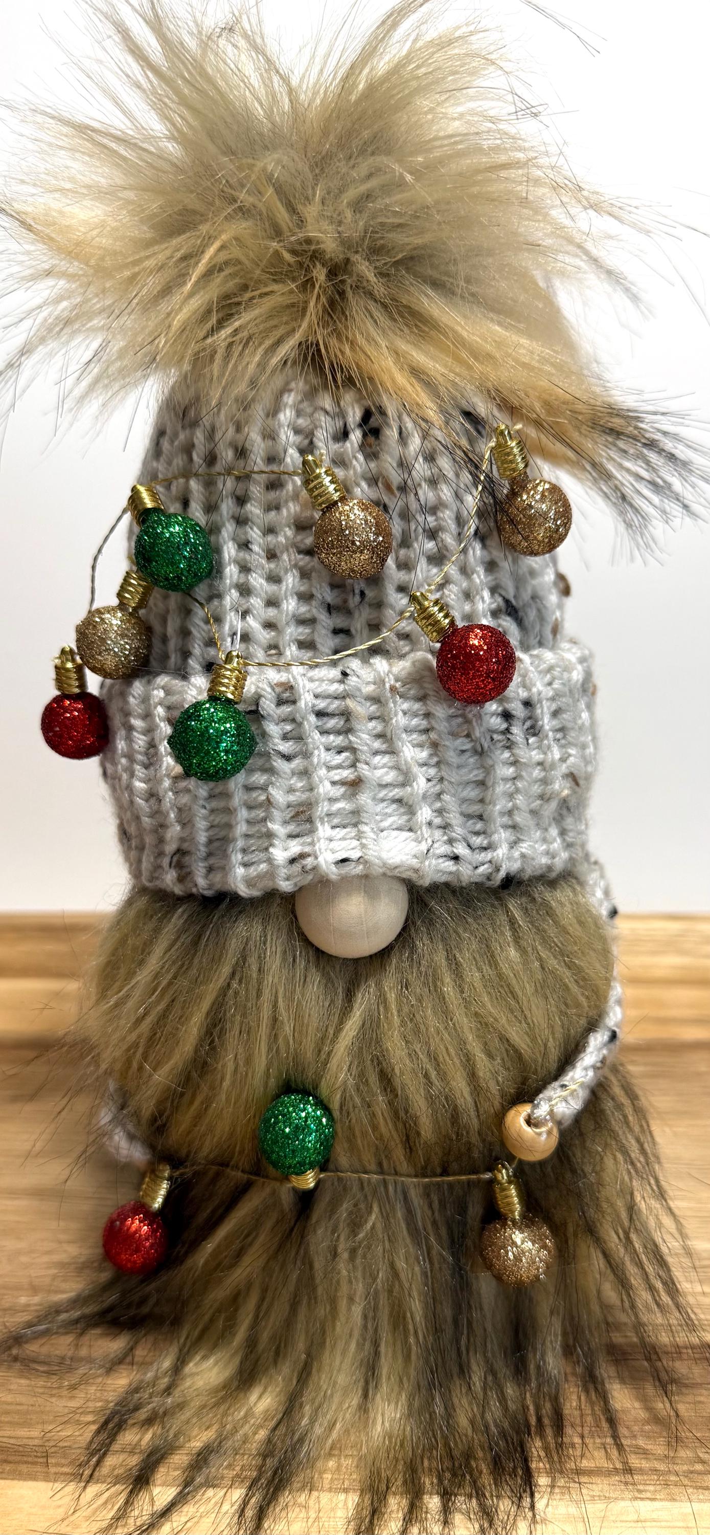 Christmas Gnome, Winter Holiday Home Decor, Tiered Tray Decorations