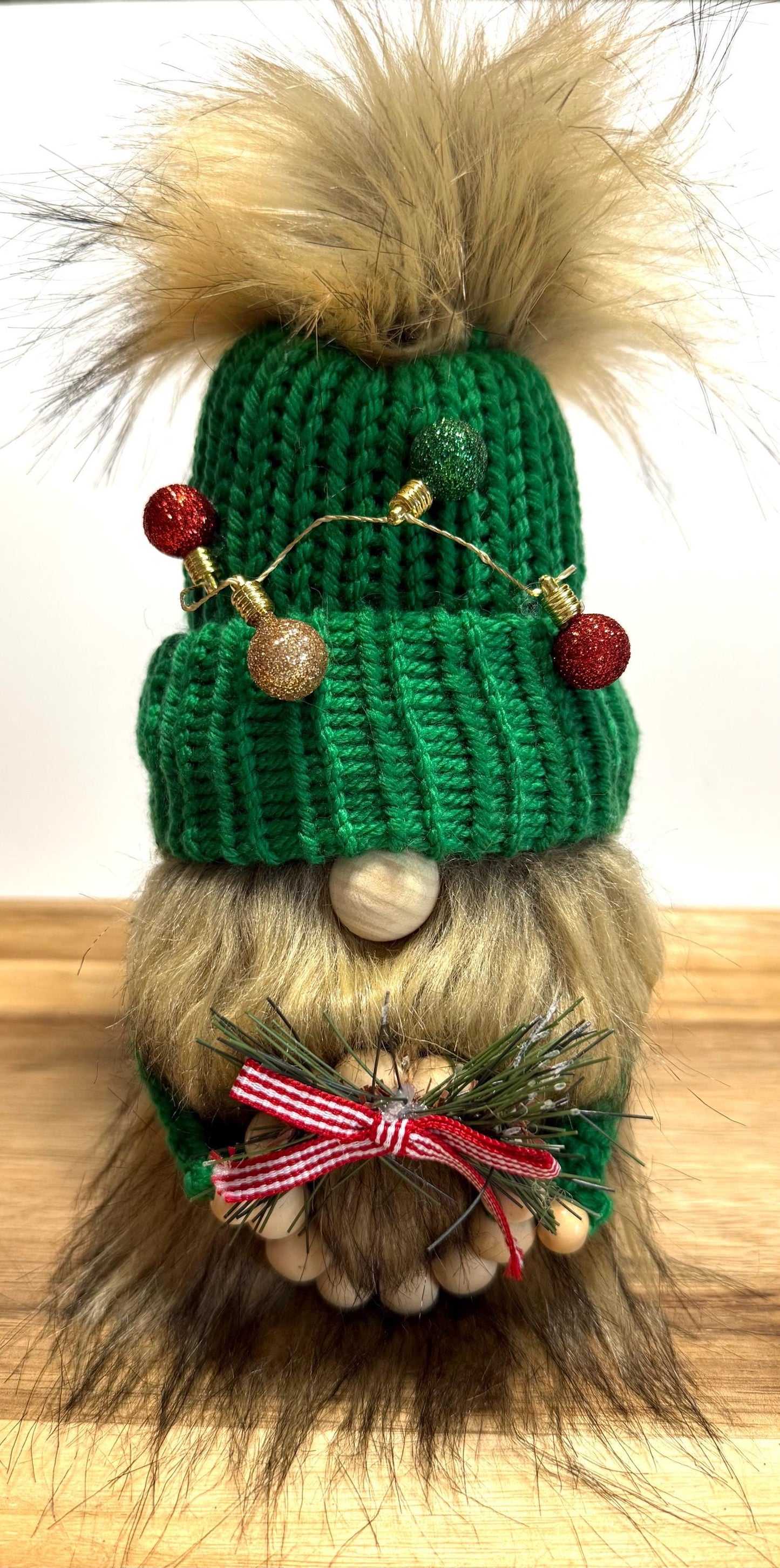 Christmas Gnome, Winter Holiday Home Decor, Tiered Tray Decorations