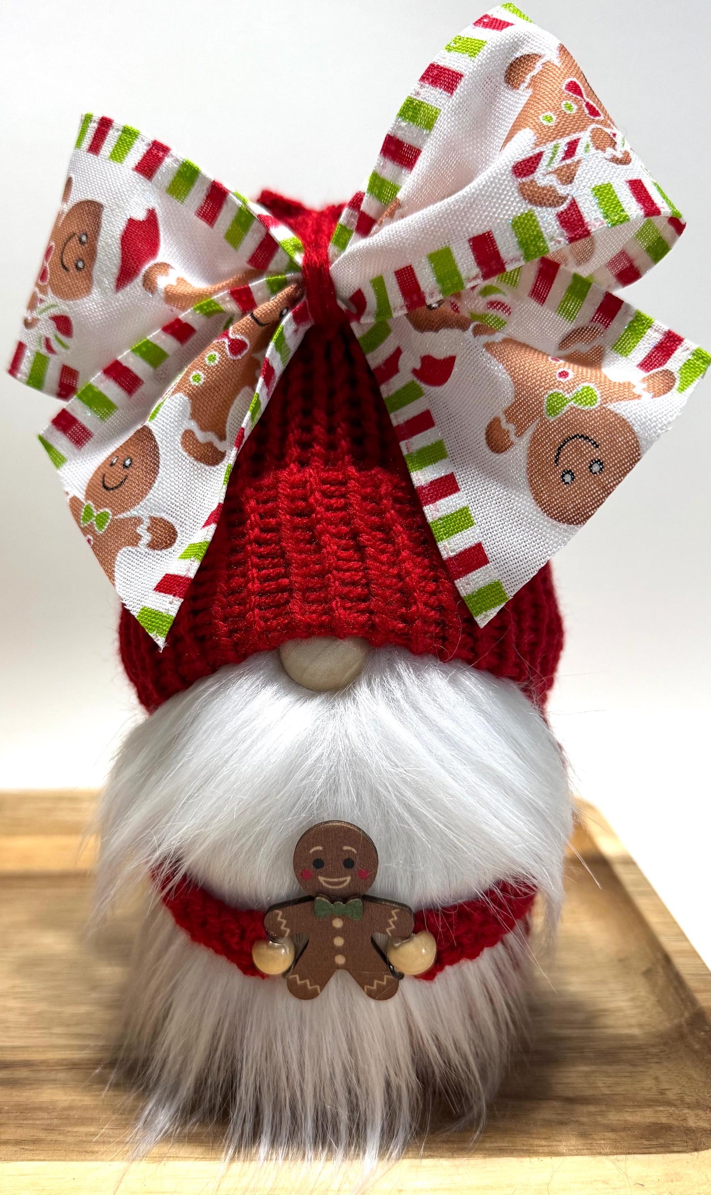 Christmas Gnome, Gingerbread Gnome, Holiday Gnome, Winter Gnome, Three Tier  Tray Decor, Farm House Gnome