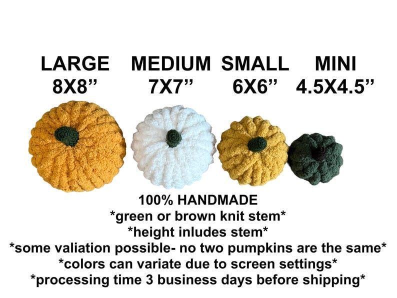 Hand Knit Chunky Chenille Pumpkin, Fall Decor
