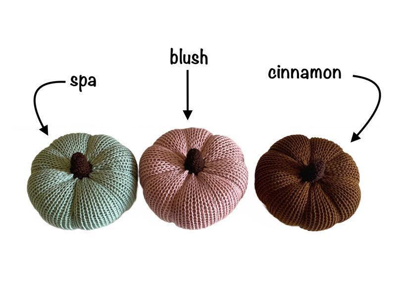 Knit Pumpkin, Knit Pumpkins, Fall Decor, Soft Pumpkins, Thanksgiving Deco, Harvest Decor, Halloween Decor