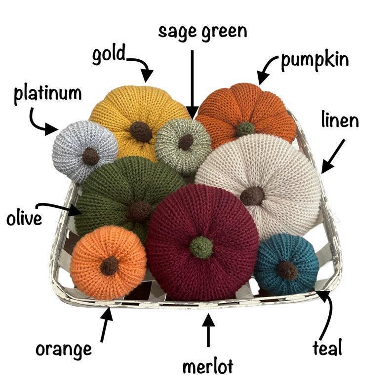 Knit Pumpkin, Knit Pumpkins, Fall Decor, Soft Pumpkins, Thanksgiving Deco, Harvest Decor, Halloween Decor
