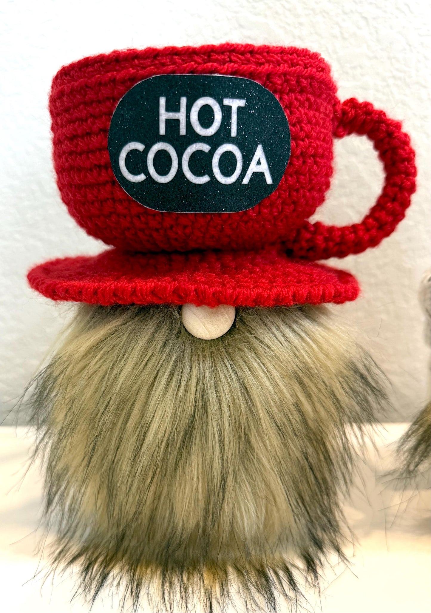 Christmas Hot Cocoa Gnome, Holiday Tiered Tray Decor