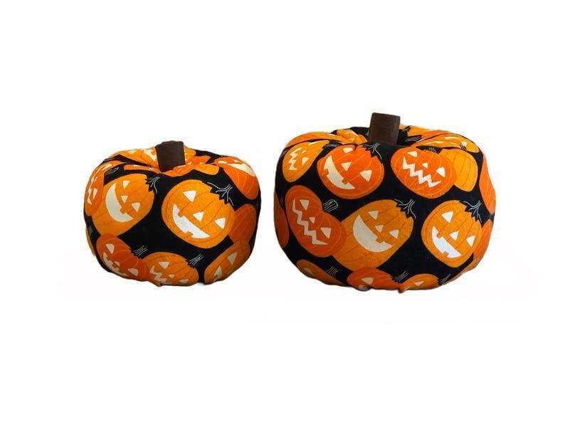 Handmade Flannel Pumpkins |  Fall Home Decor | Farmhouse Autumn Decor | Halloween Pumpkin Decor
