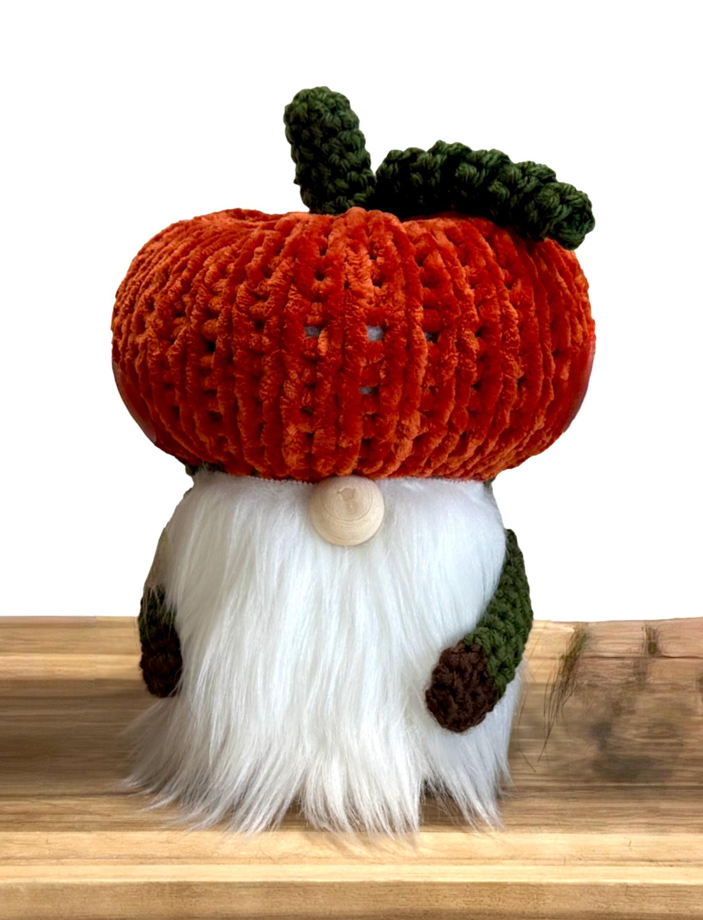 Knit Fall Gnome, Pumpkin Decor, Farmhouse Tiered Tray Decor