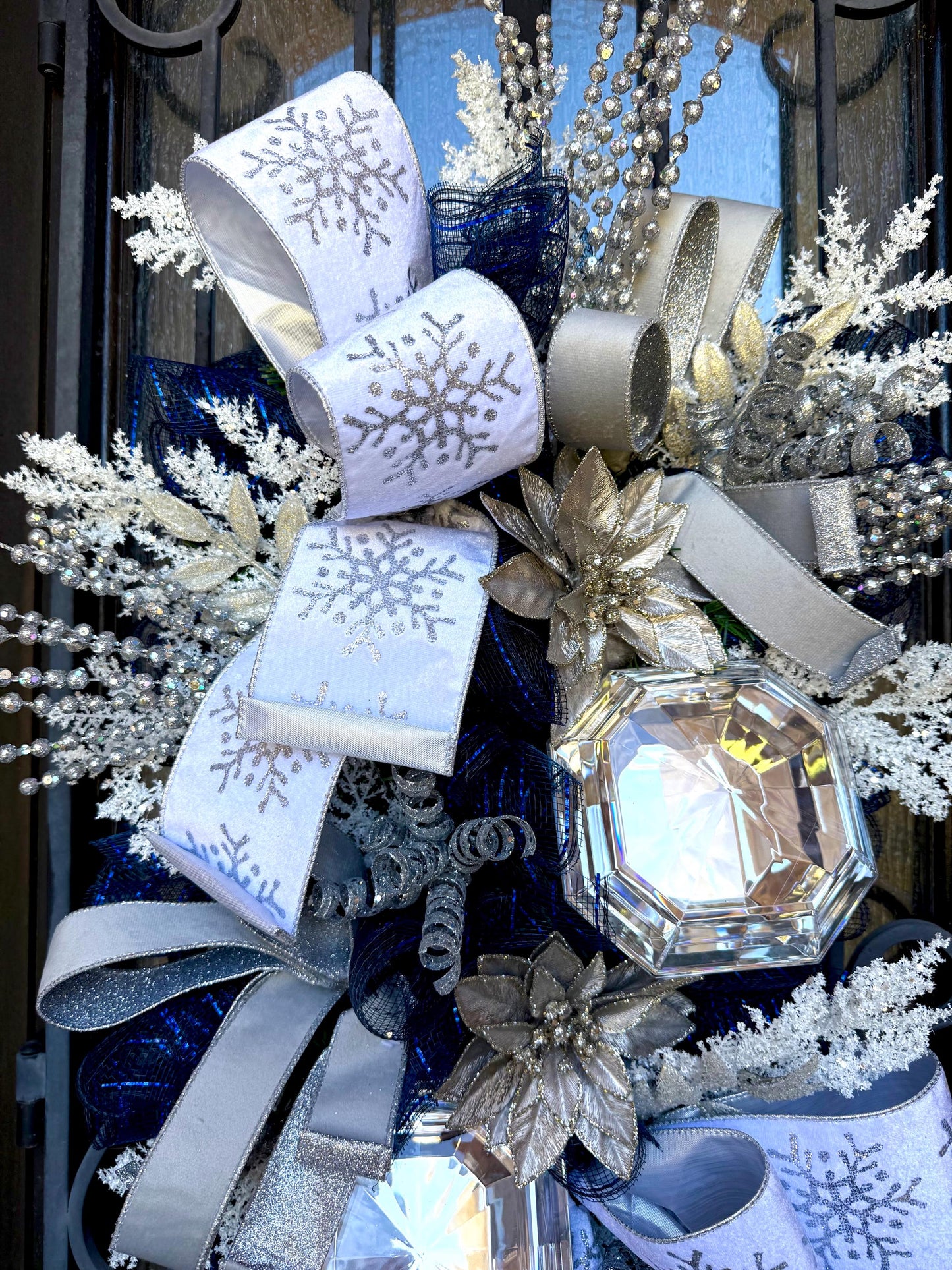 X-Large Christmas Swag Wreath, Holiday Porch Decor