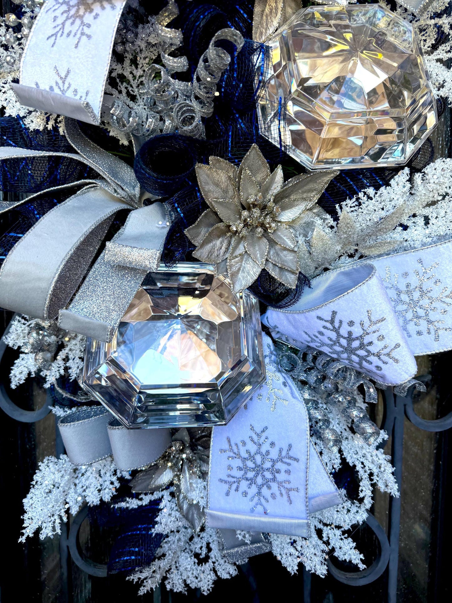 X-Large Christmas Swag Wreath, Holiday Porch Decor