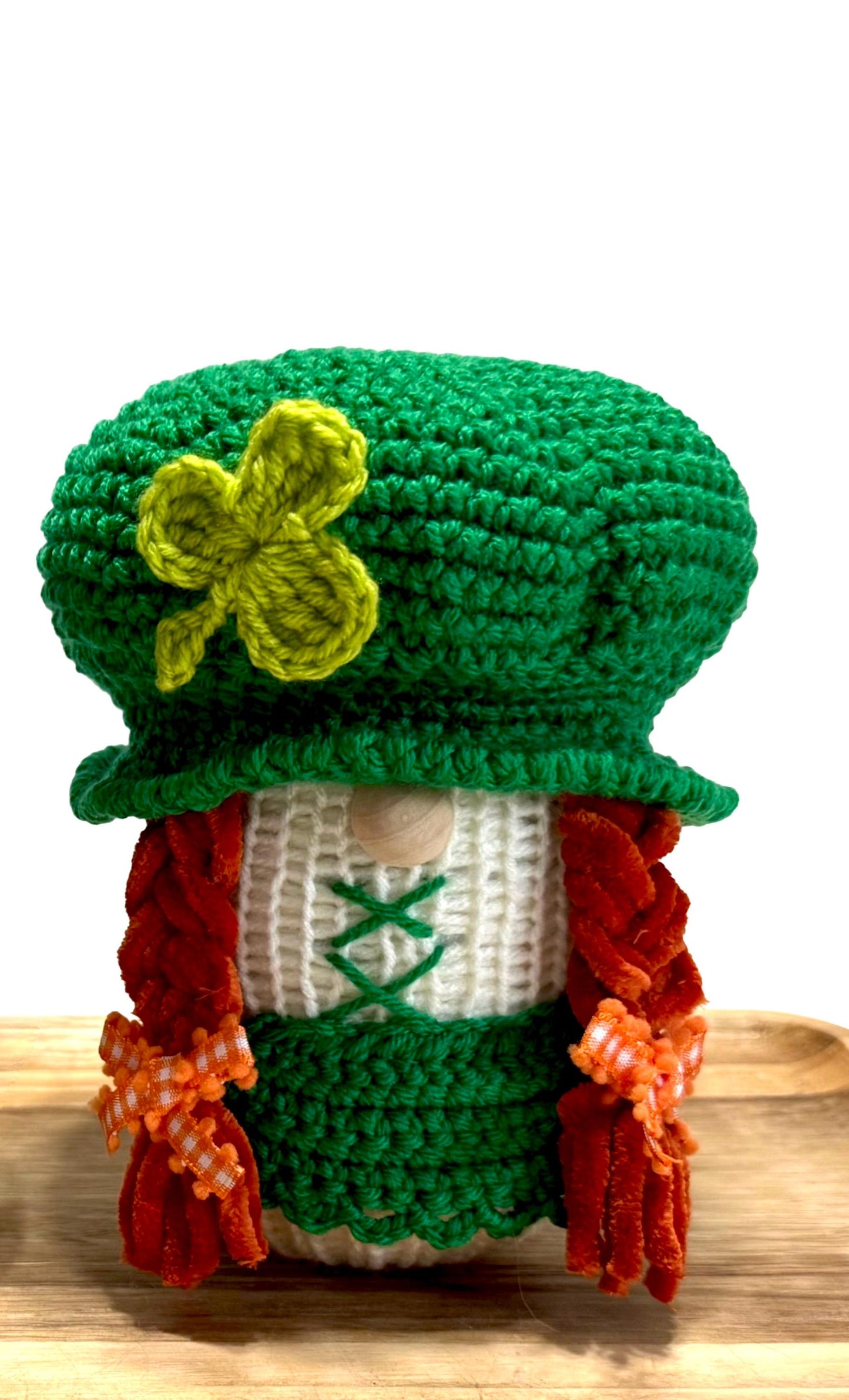 St. Patrick's Day Leprechaun Gnome, Holiday Tiered Tray Decor