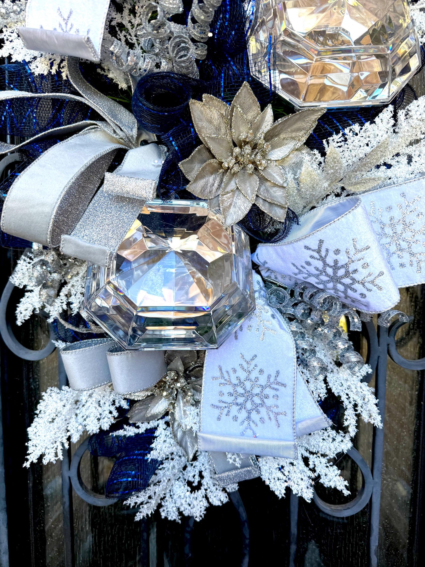 X-Large Christmas Swag Wreath, Holiday Porch Decor