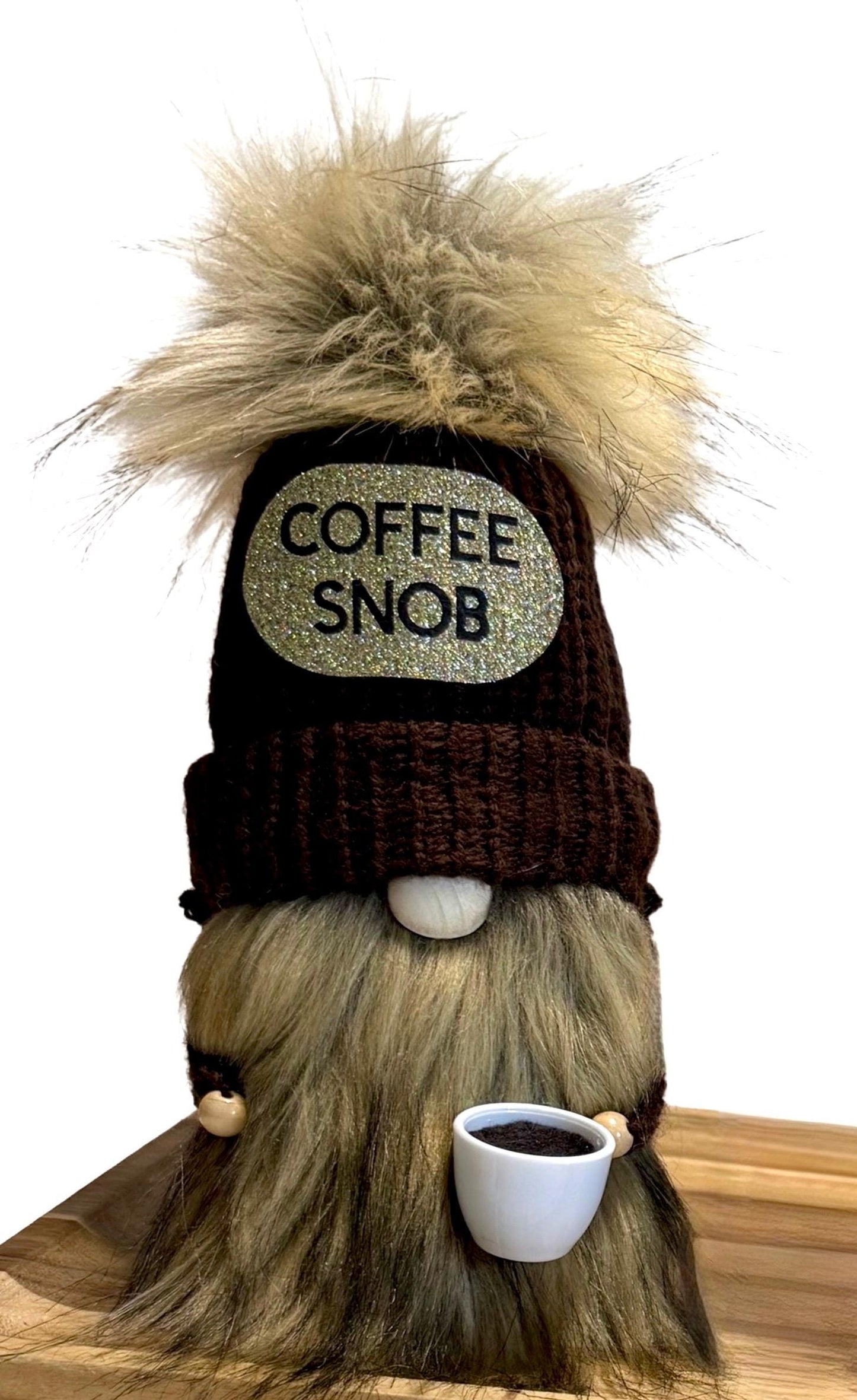 Coffee Gnome, Kitchen Home Decoration , Tiered Tray Decor