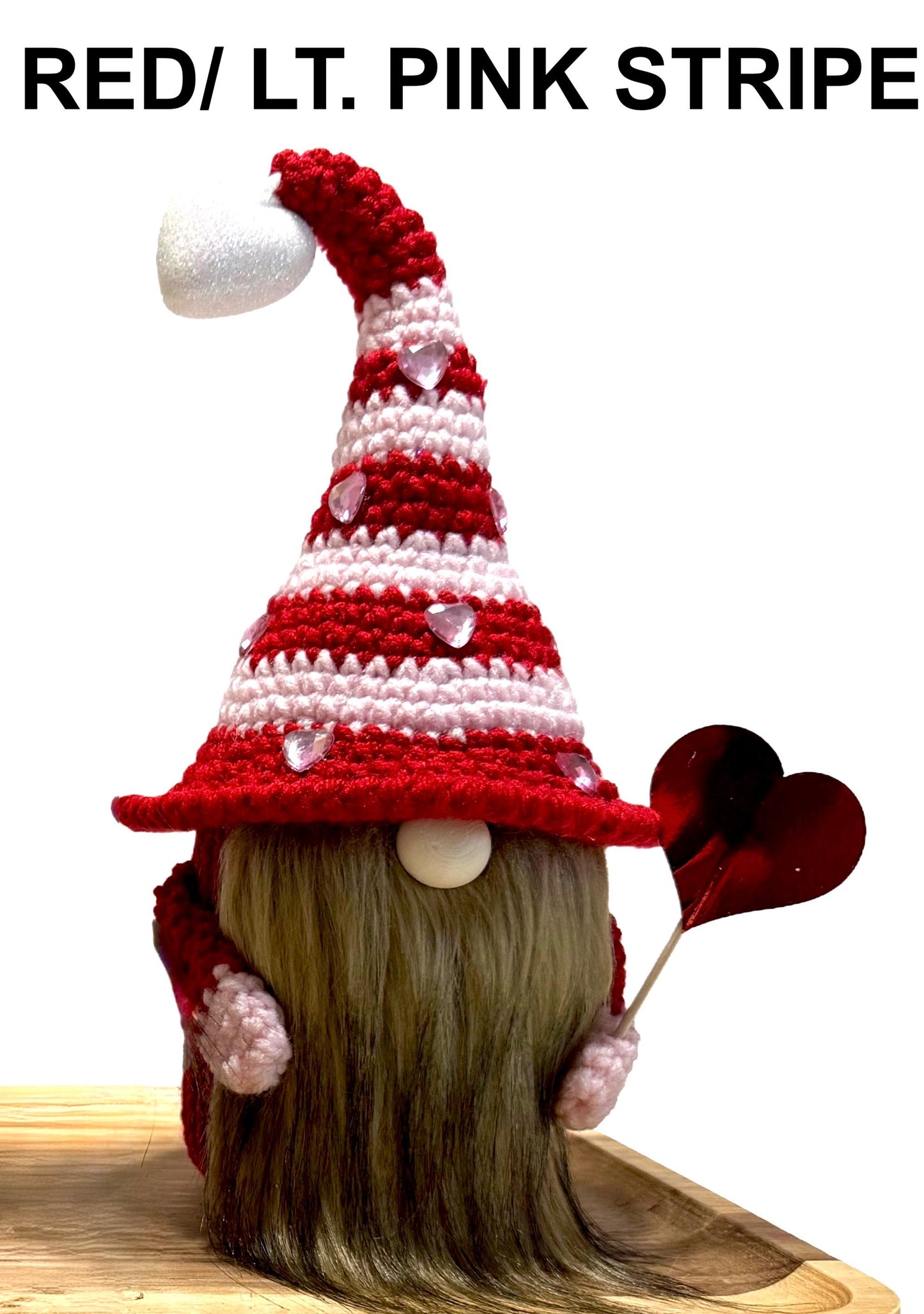 Valentine's Day Gnome, Spring Holiday Decor, Tiered Tray Decorations