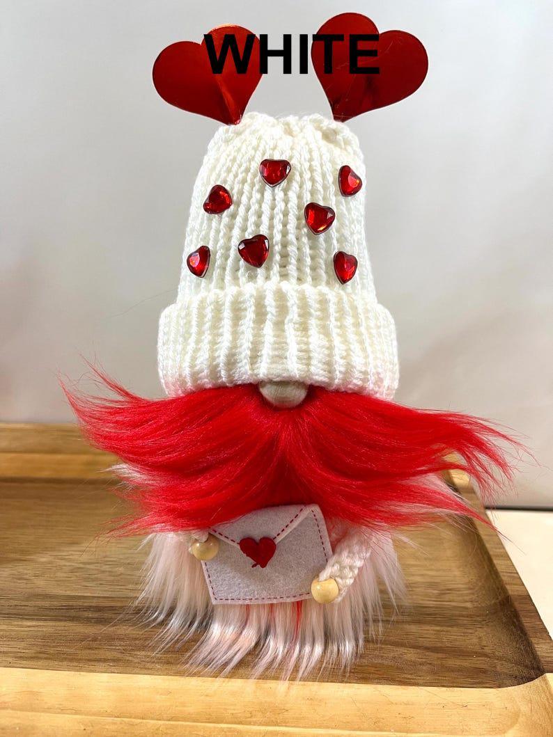 Valentine's Day Gnome, Spring Holiday Decor, Tiered Tray Decorations