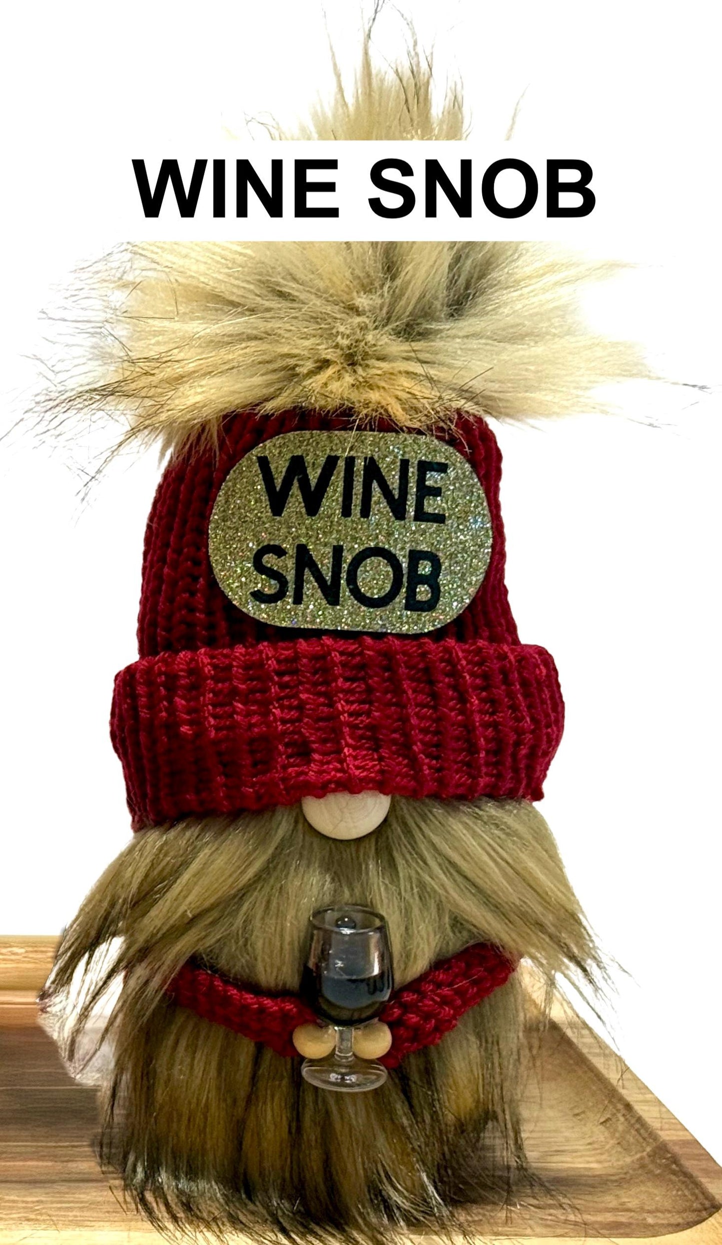Wine Gnome-  Housewarming Gift, Bar Decorations