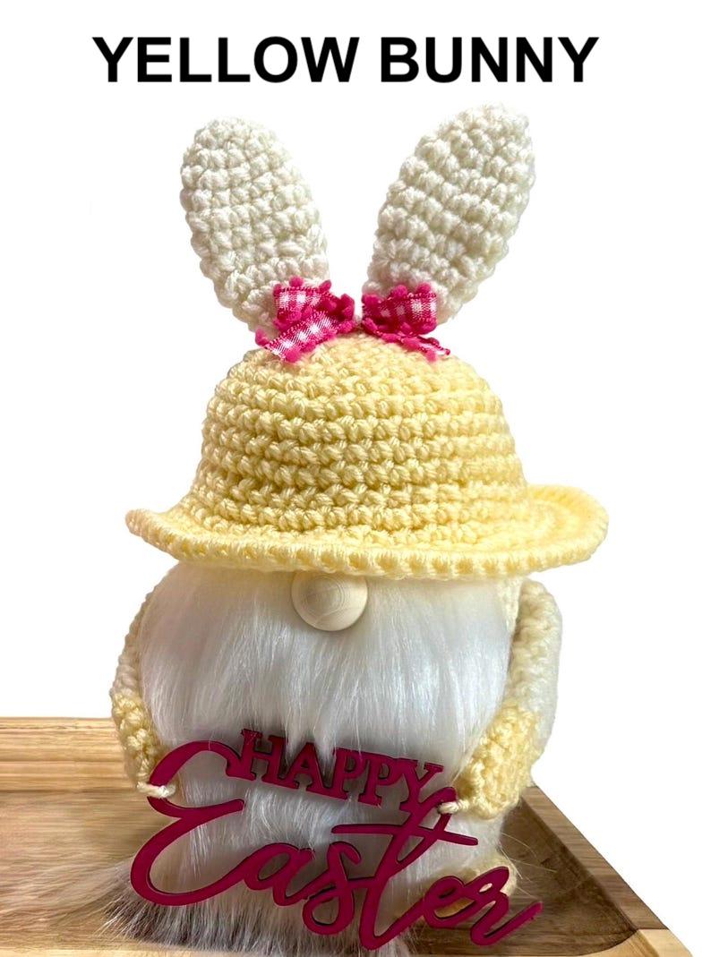 Easter Gnome, Spring Home Decorations, Tiered Tray Decor