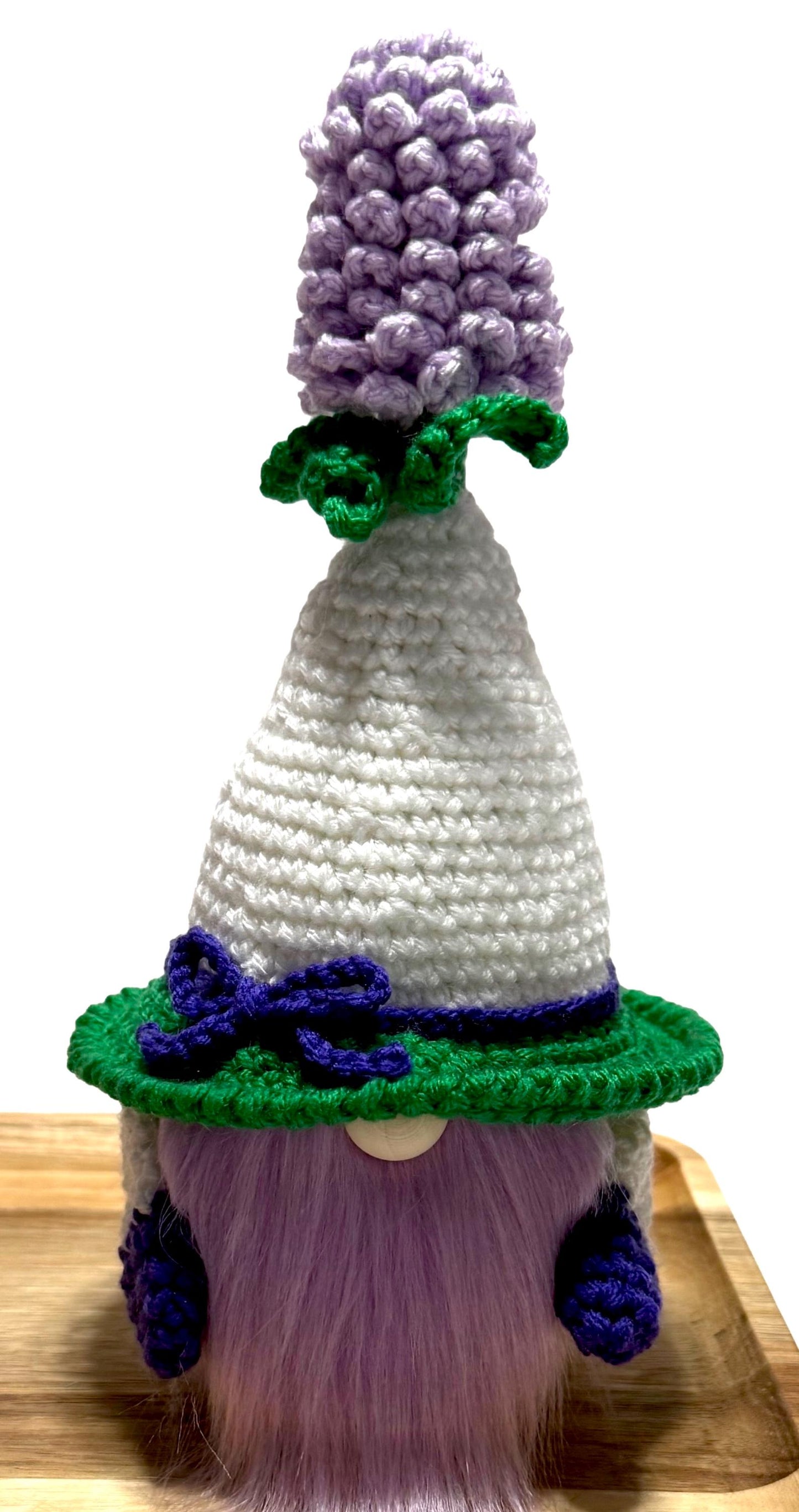 Floral Lavender Gnome
