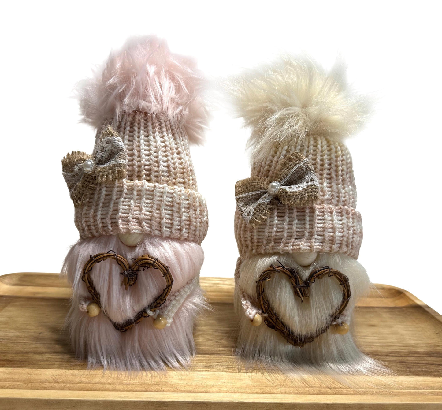 Rustic Farmhouse Gnome, Valentine’s Day , Spring Tiered Tray Decor