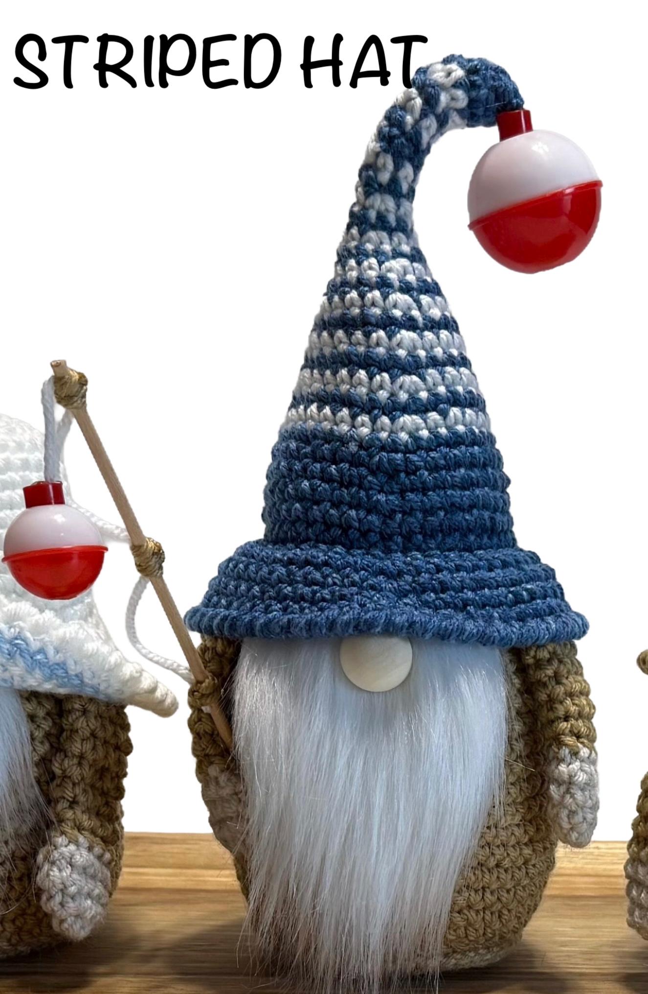 Nautical Knitted Gnomes, Beach House Home Decor, Tiered Tray Decorations