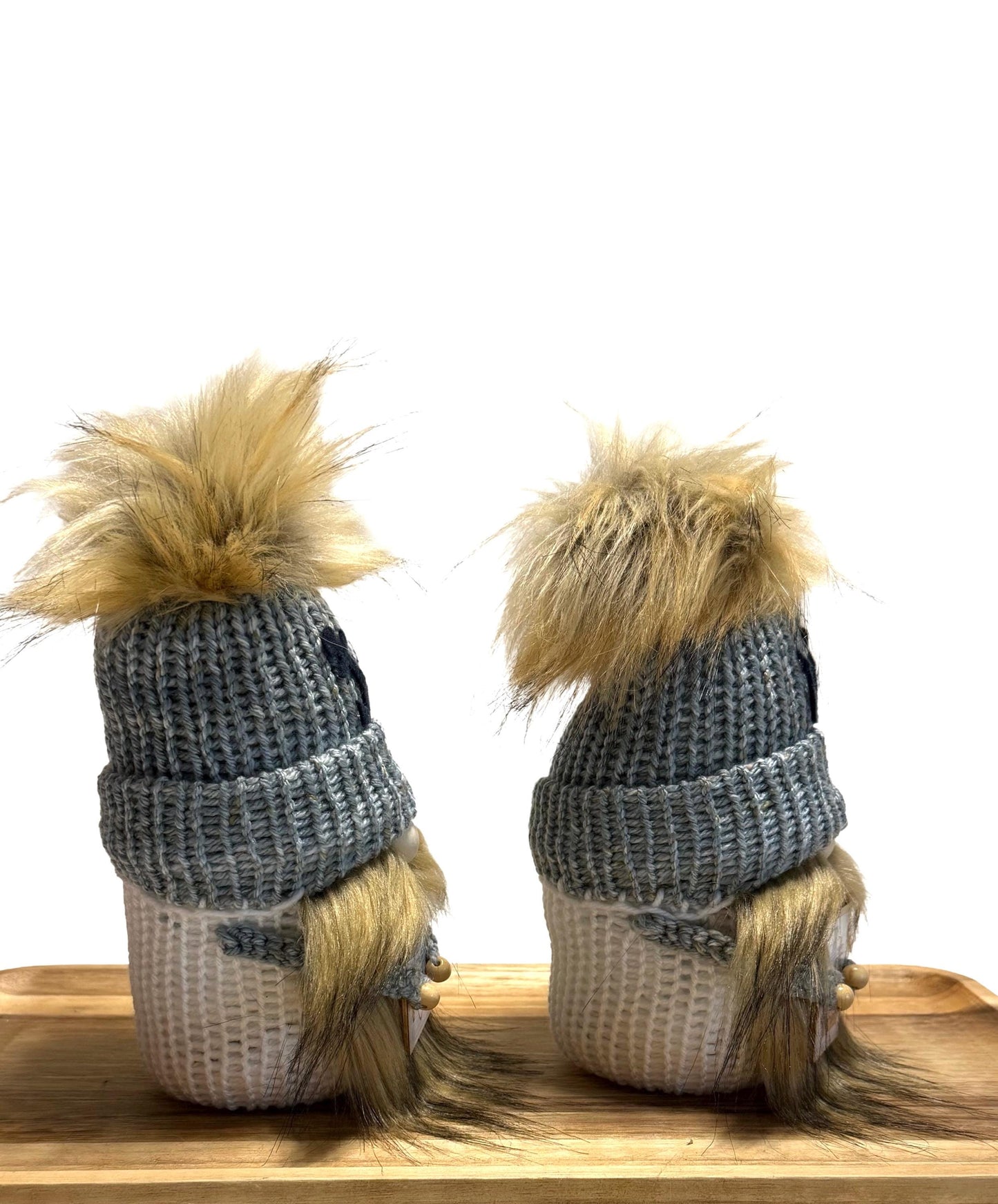 Nautical Knitted Gnomes, Beach House Home Decor, Tiered Tray Decorations