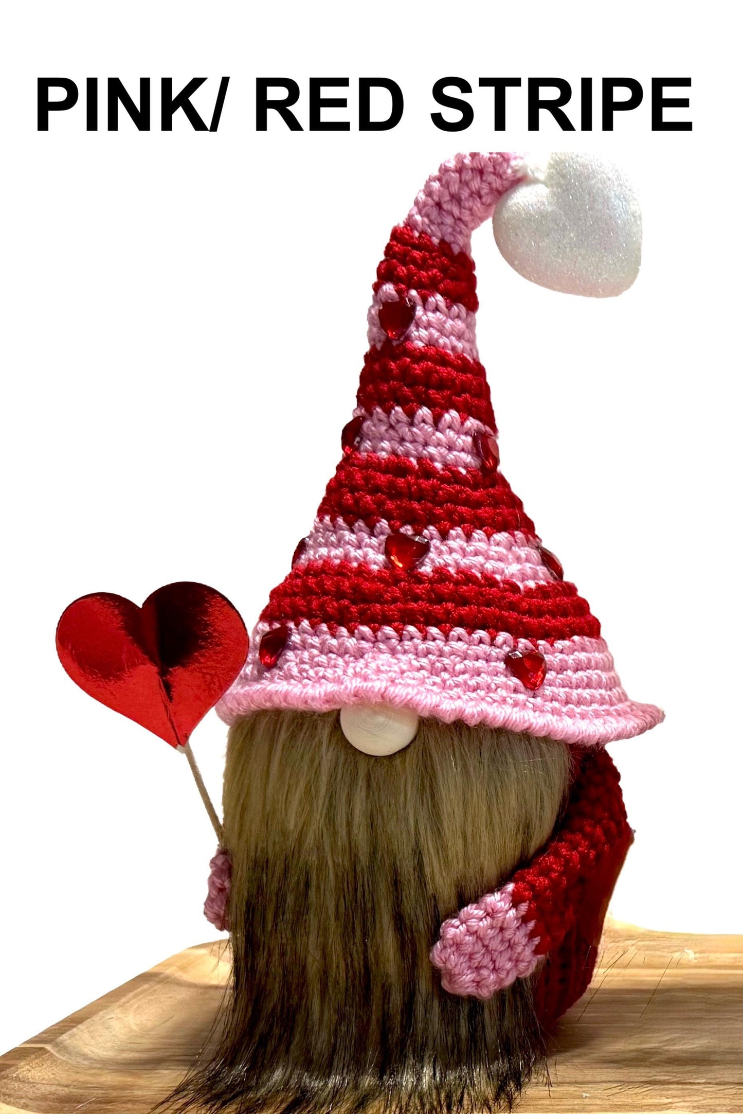 Valentine's Day Gnome, Spring Holiday Decor, Tiered Tray Decorations
