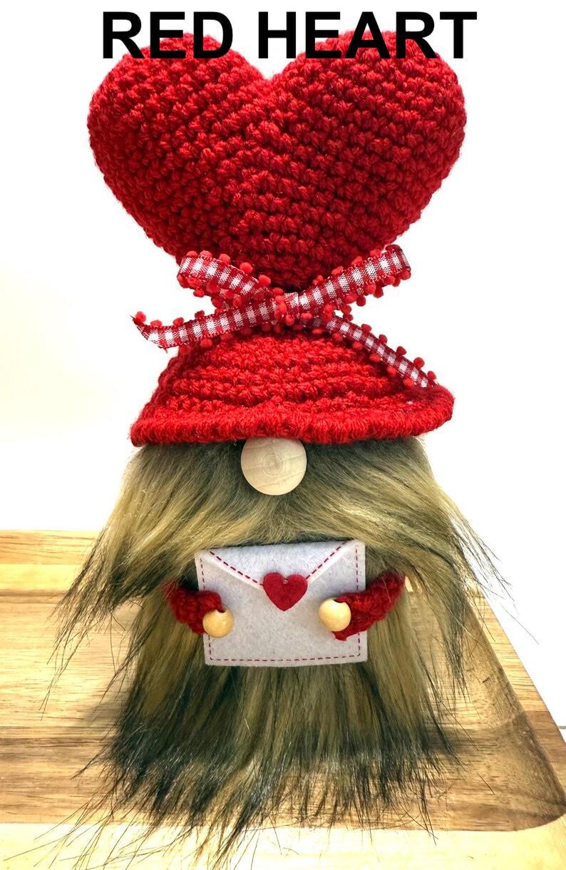 Valentine's Day Gnome, Spring Holiday Decor, Tiered Tray Decorations
