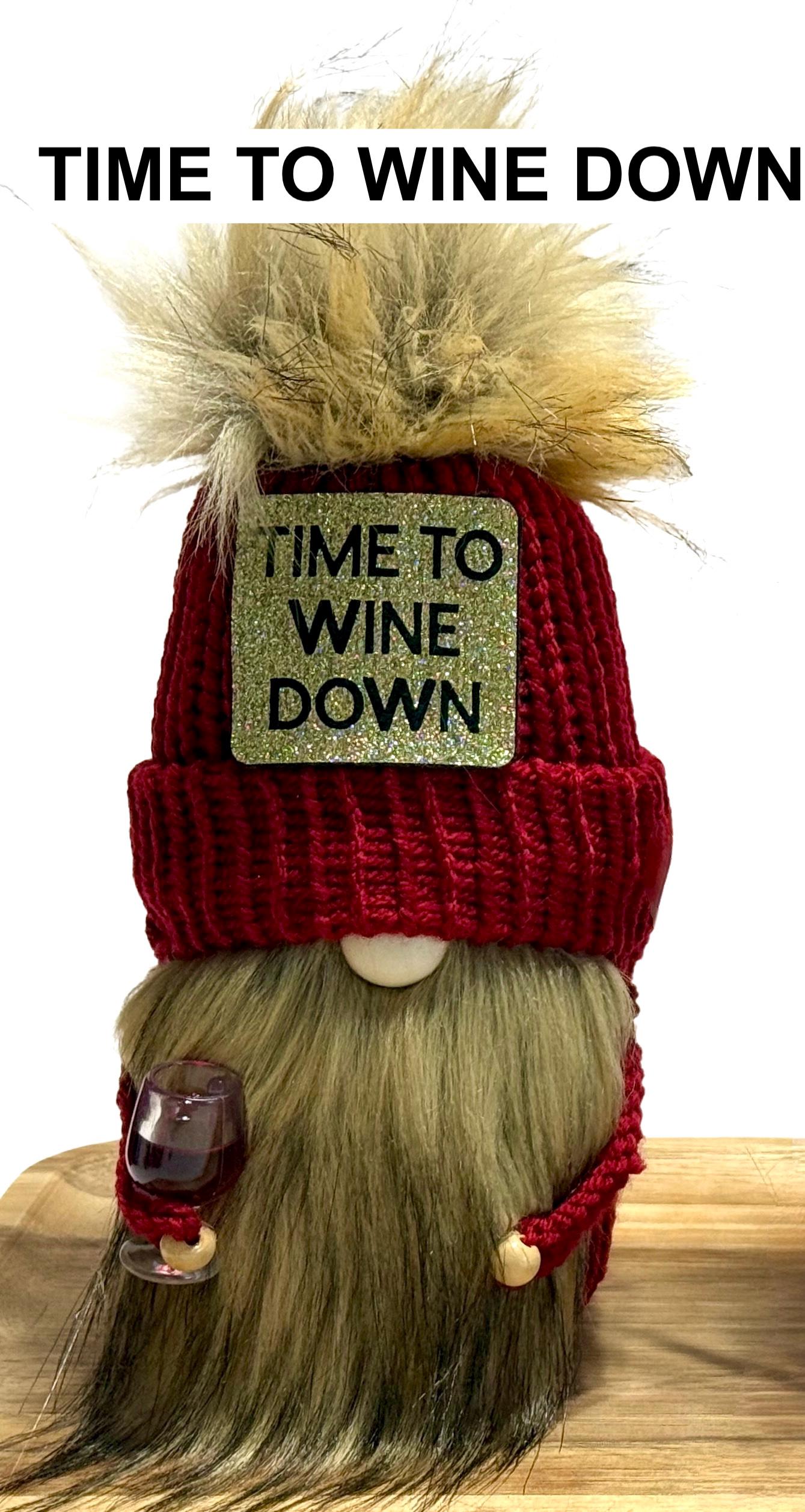 Wine Gnome-  Housewarming Gift, Bar Decorations