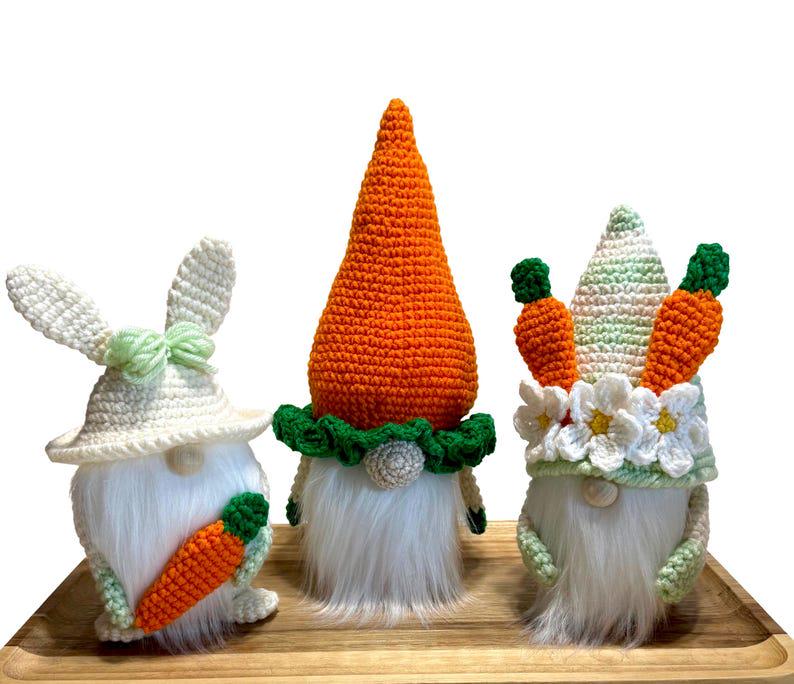 Easter Gnome, Spring Home Decorations, Tiered Tray Decor