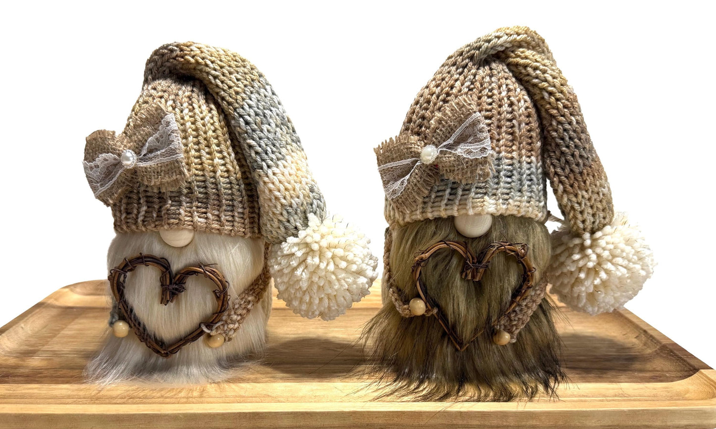 Rustic Farm House Valentine's Day Gnome