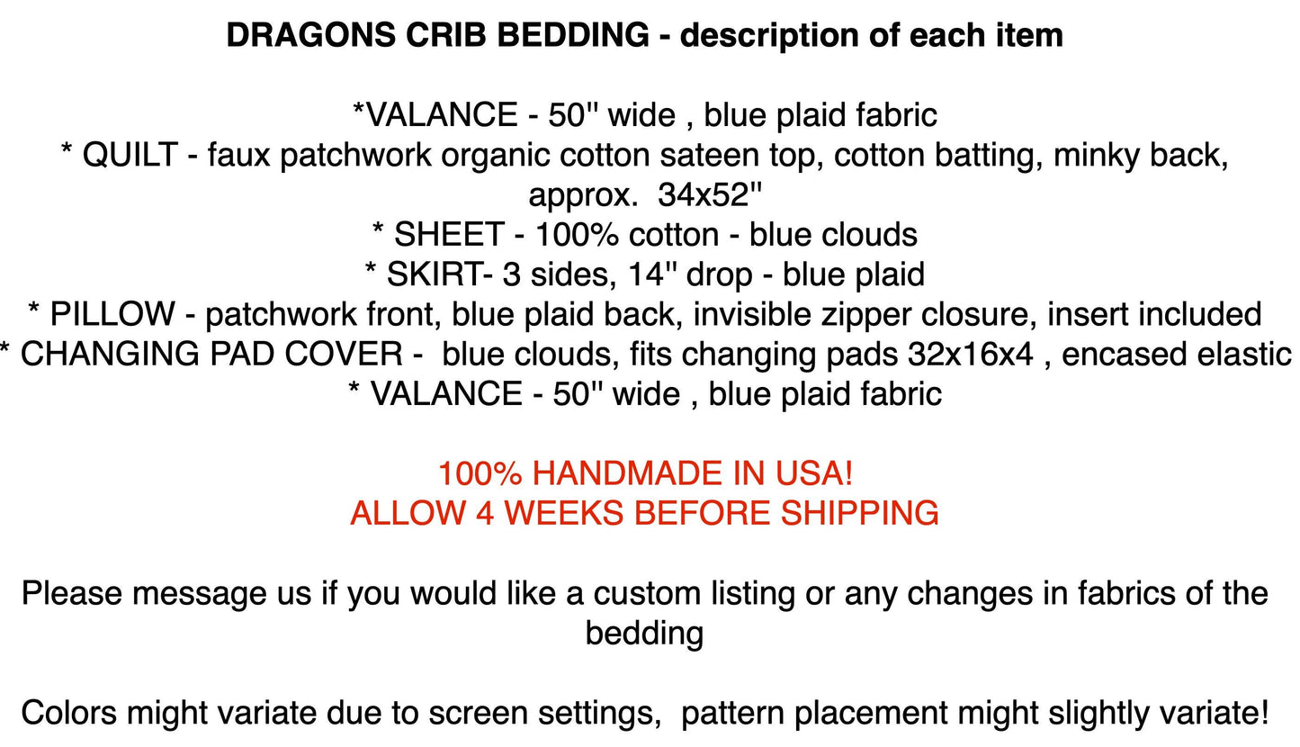 baby boy quilt, dragons theme nursery,handmade baby blanket, baby shower gift, nursery decor, crib bedding, handmade quilt