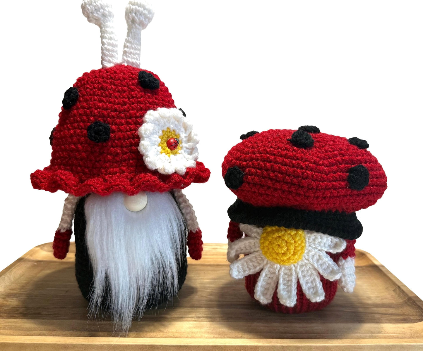 LadyBug and Bee Gnome
