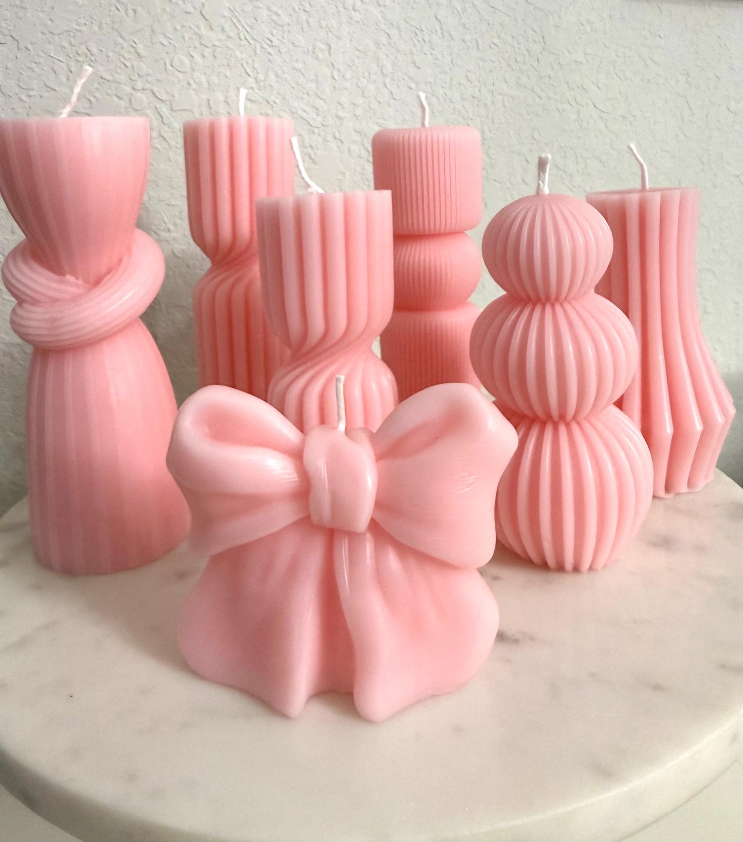 Geometric Handmade Soy Candles ,  Housewarming Gift, Modern Candles, Home Decor