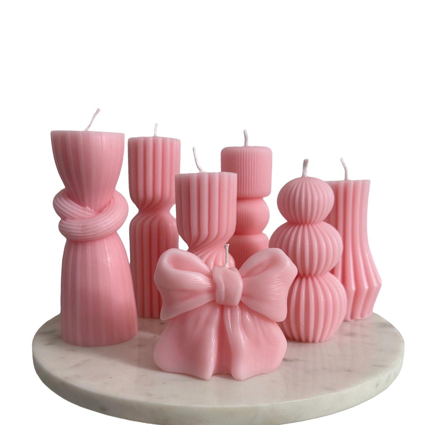 Geometric Handmade Soy Candles ,  Housewarming Gift, Modern Candles, Home Decor