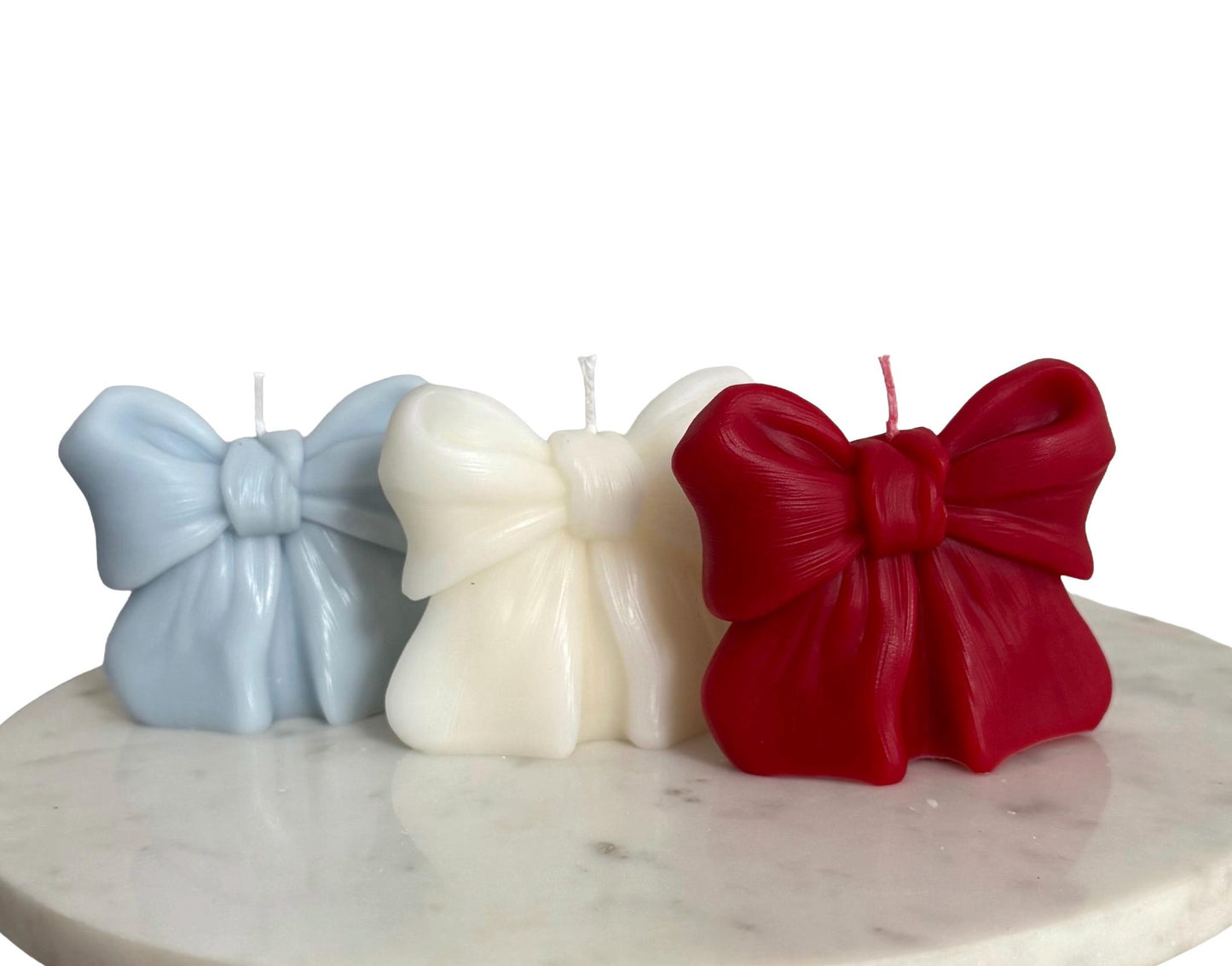 Handmade Bow Soy Candles, Home Decor, Party Favors, Gift for Her